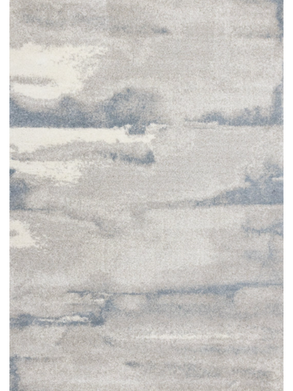 Cream & Blue Fade Rug