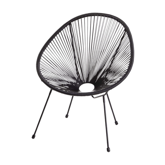Acapulco Black Patio Chair