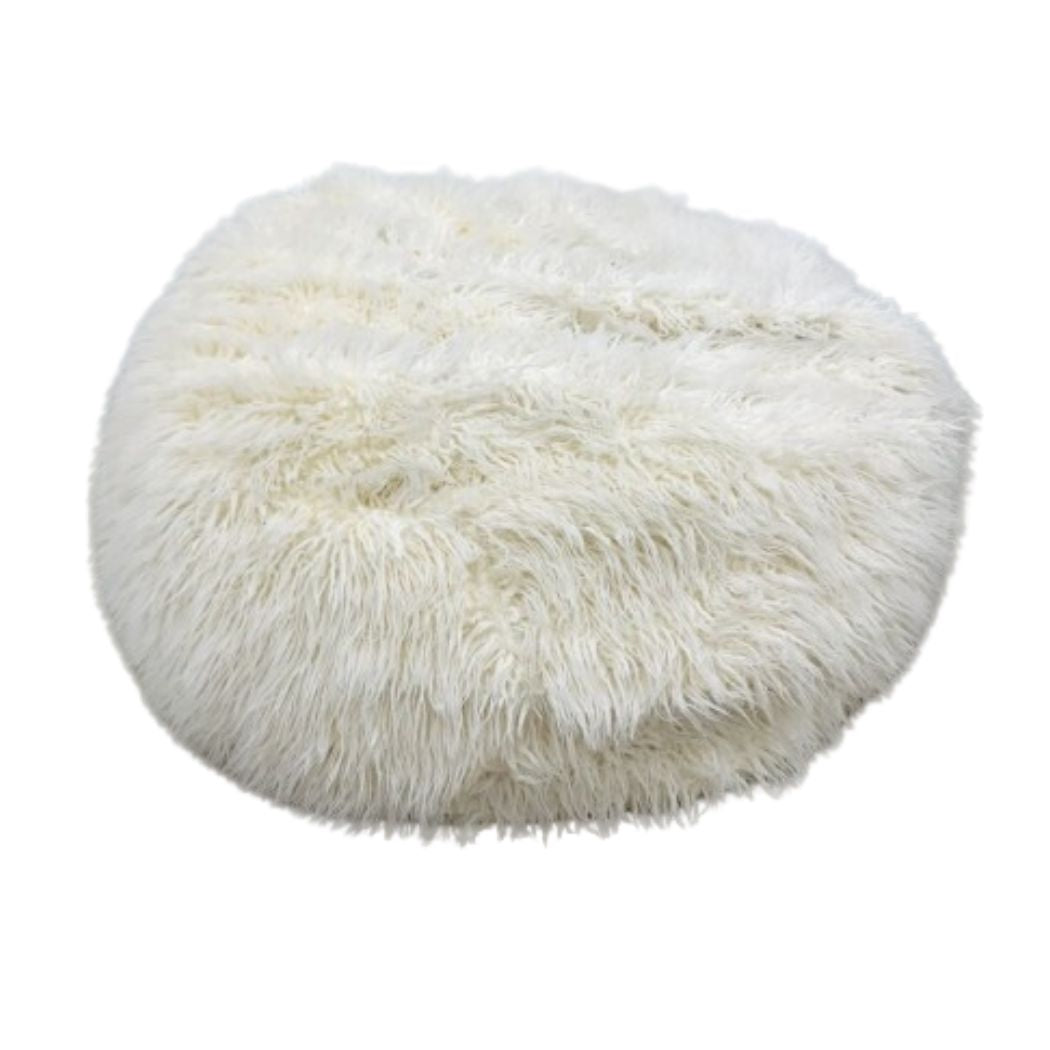 Bean Bag Chair - Faux Fur Cream