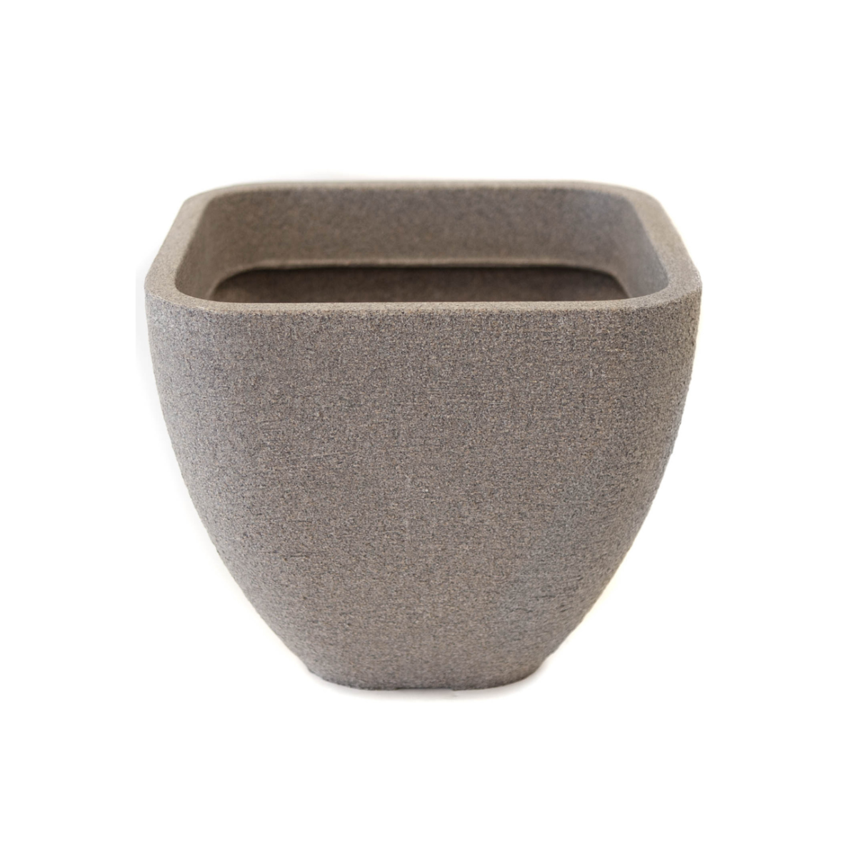 Large Square Grey Pot