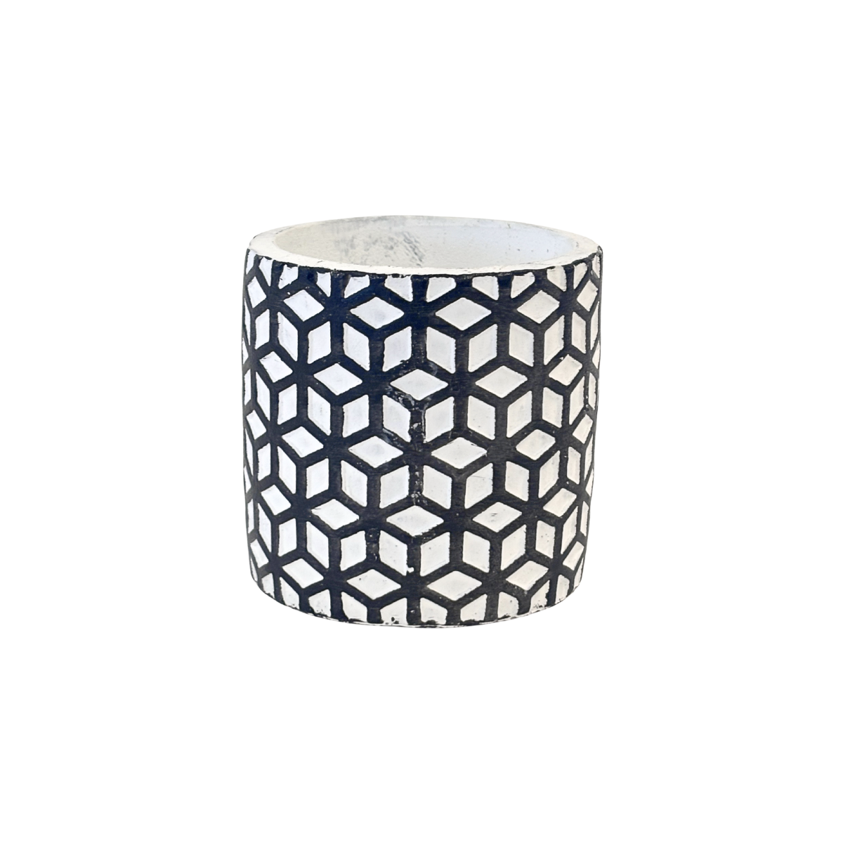 Mini Legs Black & White with Cube Pattern