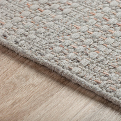 Taupe and Brown Woven Nepal Rug