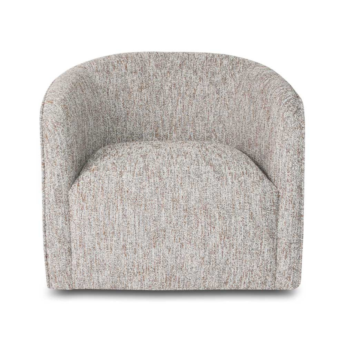 Swivel Woven Greige Evita Accent Chair