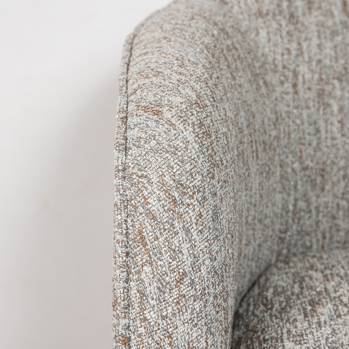 Swivel Woven Greige Evita Accent Chair