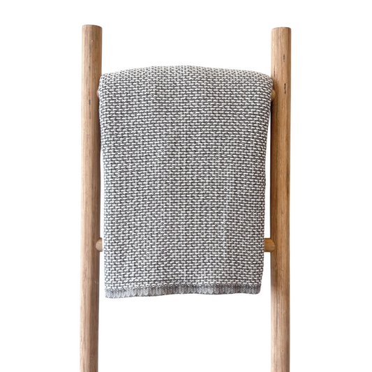 Basket Cotton Grey Throw