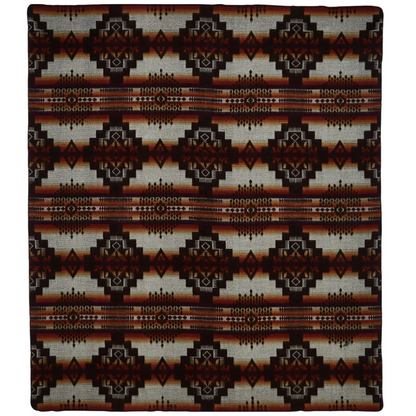 Reversible Queen Andes Campfire Ash Black & Orange Throw