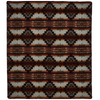 Reversible Queen Andes Campfire Ash Black & Orange Throw