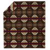 Reversible Queen Andes Campfire Ash Black & Orange Throw