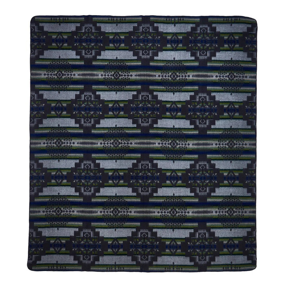 Queen Andes Storm Ash Black & Green Throw