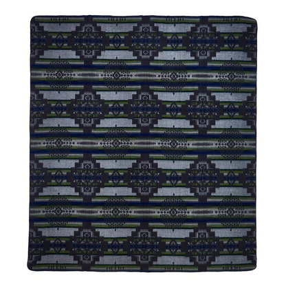 Queen Andes Storm Ash Black & Green Throw