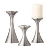 Small Pewter Hourglass Candle Holder