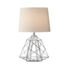 Table Lamp Geometric Wire Chrome