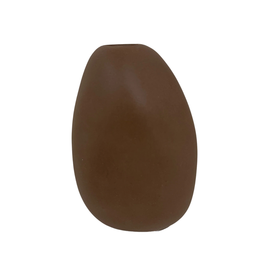 Matte Dark Brown Vase