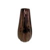 Medium Bronze Ribbed Vase