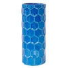 Large Blue Diamond Geometric Vase