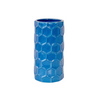 Small Blue Diamond Geometric Vase