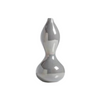 Small Grey Lustre Ceramic Pinched Vase