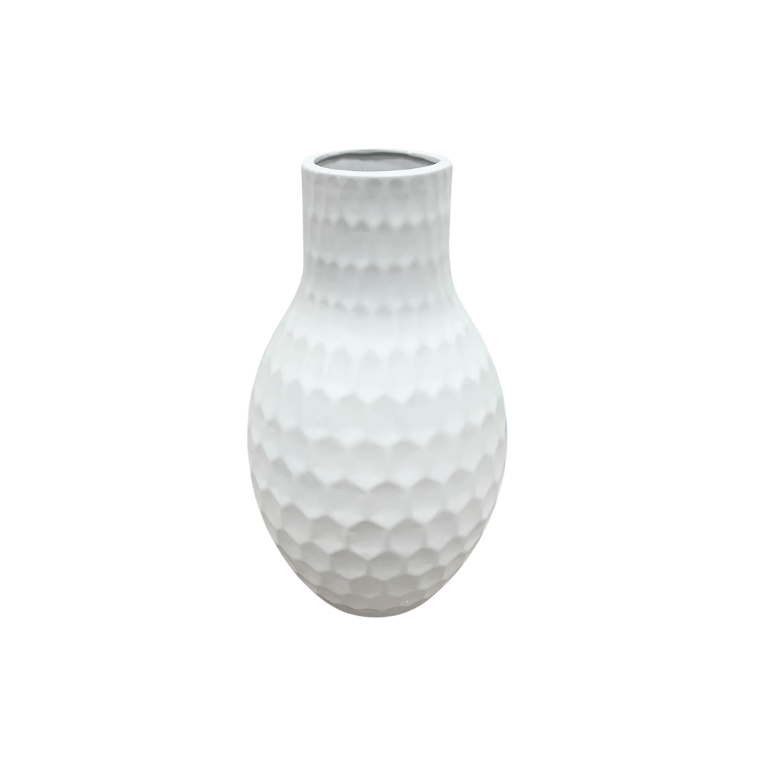 Matte White w/ Honeycomb Pattern