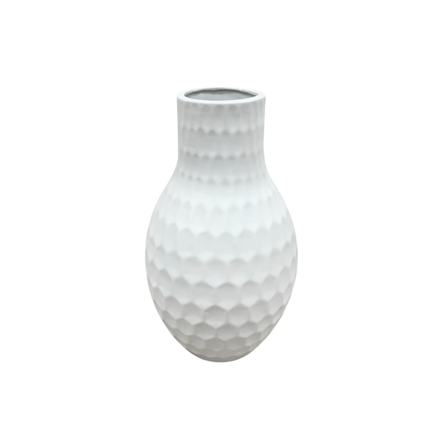 Matte White w/ Honeycomb Pattern