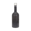 Small Frosted Black Bottle Vase