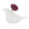 Ceramic Bird White Vase