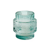 Emerald Green Glass Candle Holder