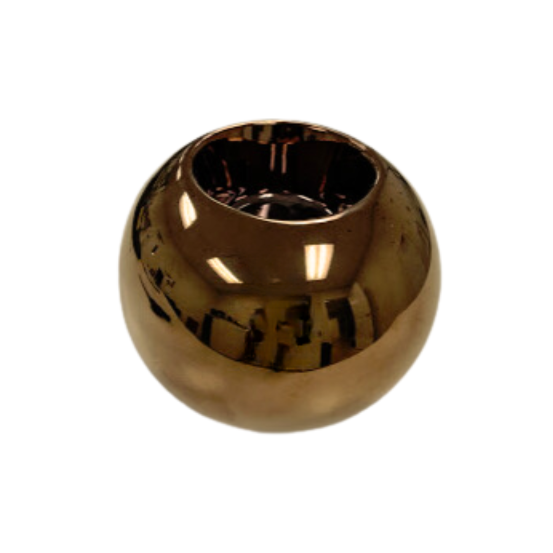 Bronze Ball Candle Holder