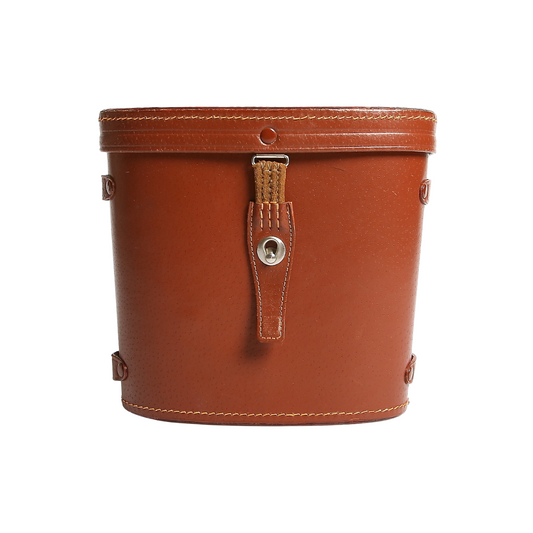 Binoculars Brown Leather Vintage Case