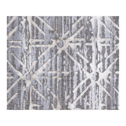 Chorus Grey Beige Art Deco Rug