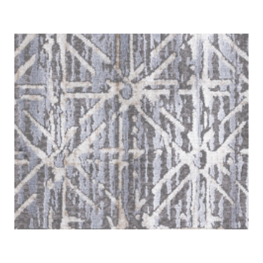 Chorus Grey Beige Art Deco Rug