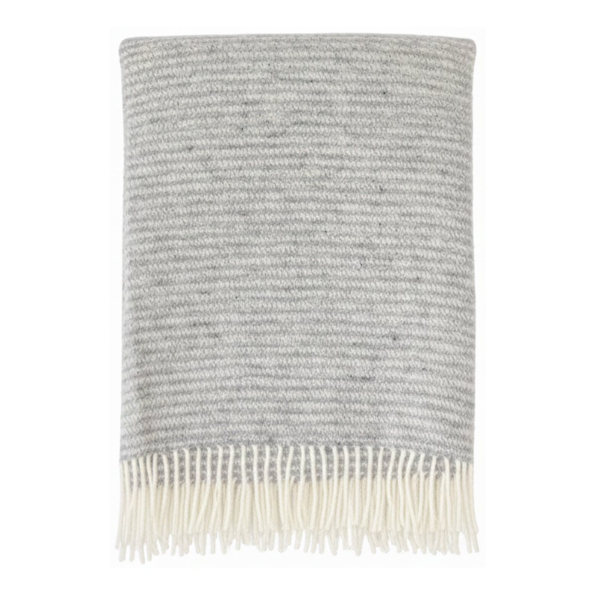 Ralph Light Grey Stripes With Fringe