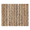 Natural and Grey Woven Rug w/ Fringe