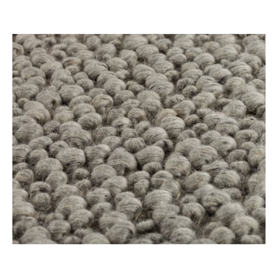 Light Grey Thick Weave Rug