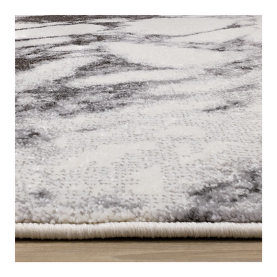 Grey & Cream Marbled Rug