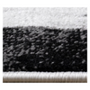 Black & White Abstract Brush Strokes Rug