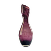 Purple Contoured Vase