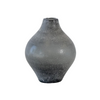 Small Frosted Black Vase