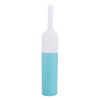 Light Blue Matte White Ceramic Vase