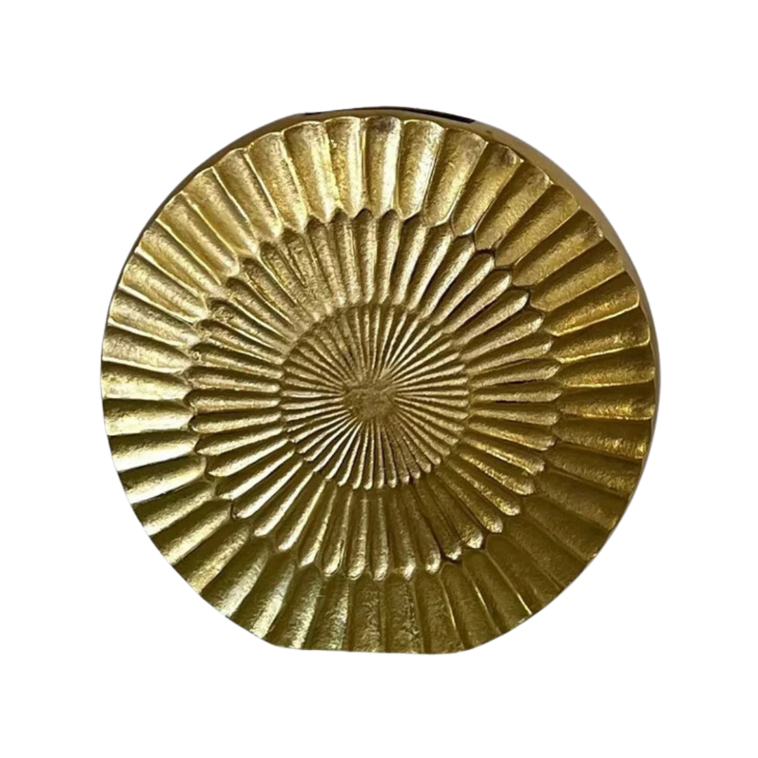 Gold Medallion Vase