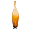 Tall Brown Glass Vase