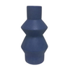 Blue Angular Textured Vase