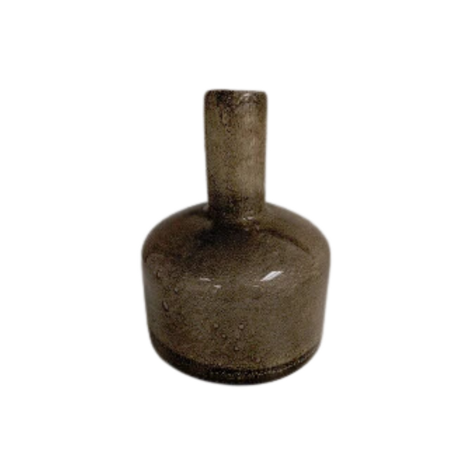 Small Metallic Bubbles Bottle Vase