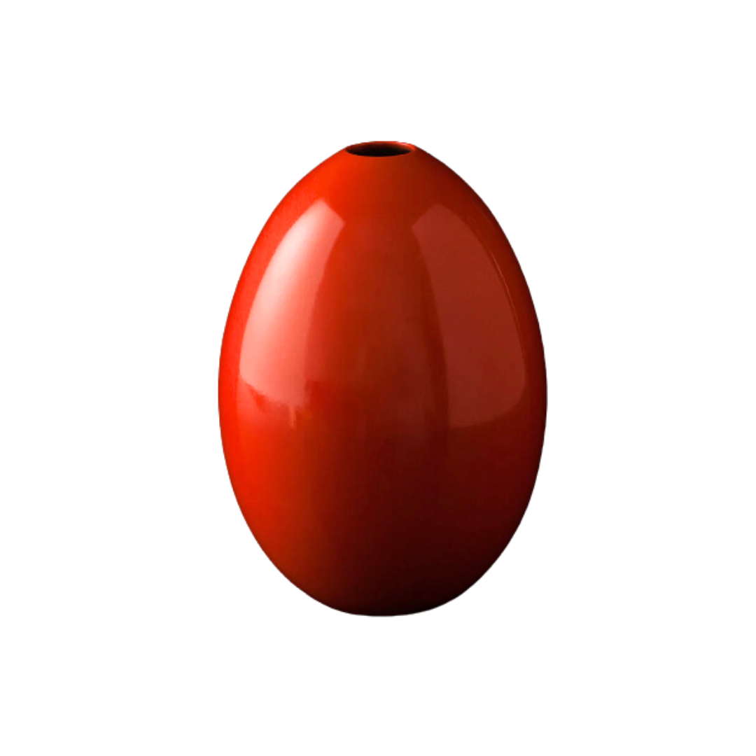 Small Eggs Red Vase