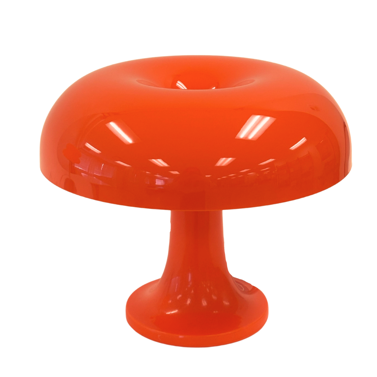 Retro Orange Mushroom Table Lamp