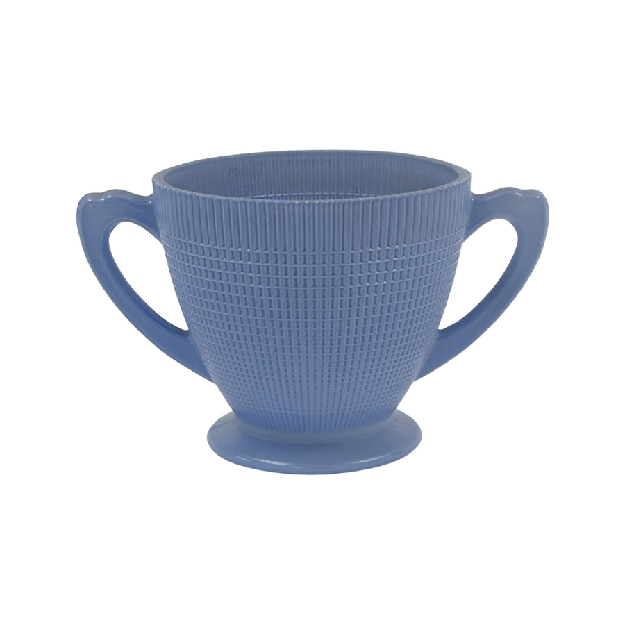 Vintage "Saguenay" Blue Sugar Bowl