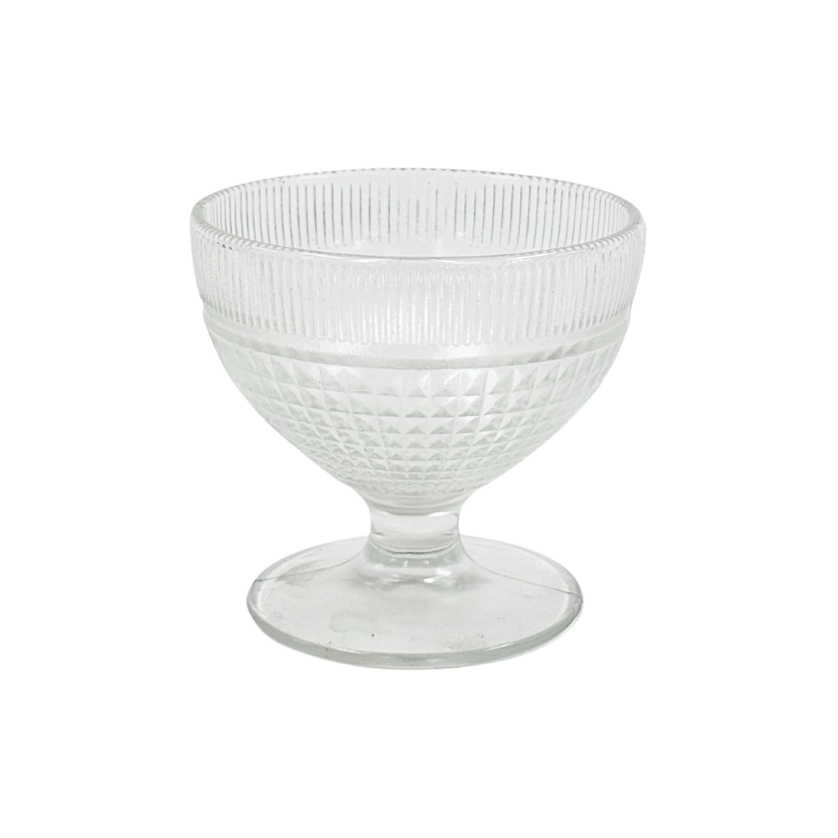 Vintage "Saguenay" Clear  Dessert Bowl
