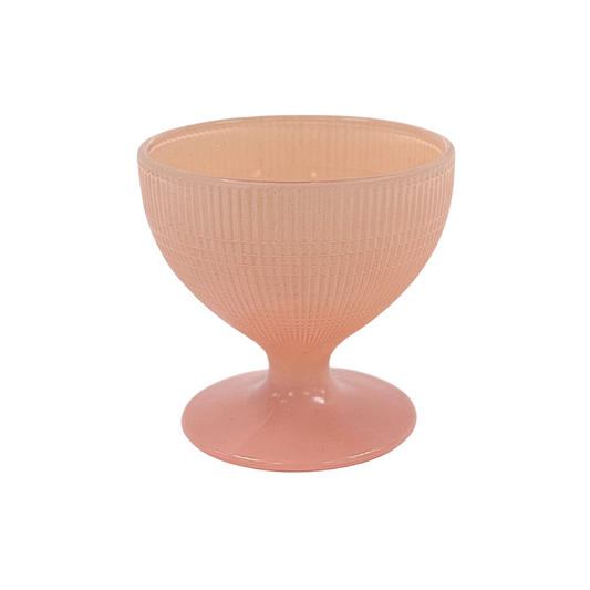 Vintage "Saguenay" Salmon Pink Dessert Bowl