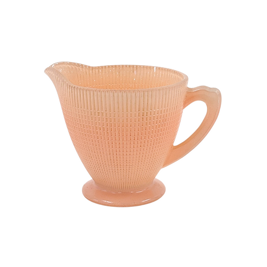 Vintage "Saguenay" Salmon Pink Creamer