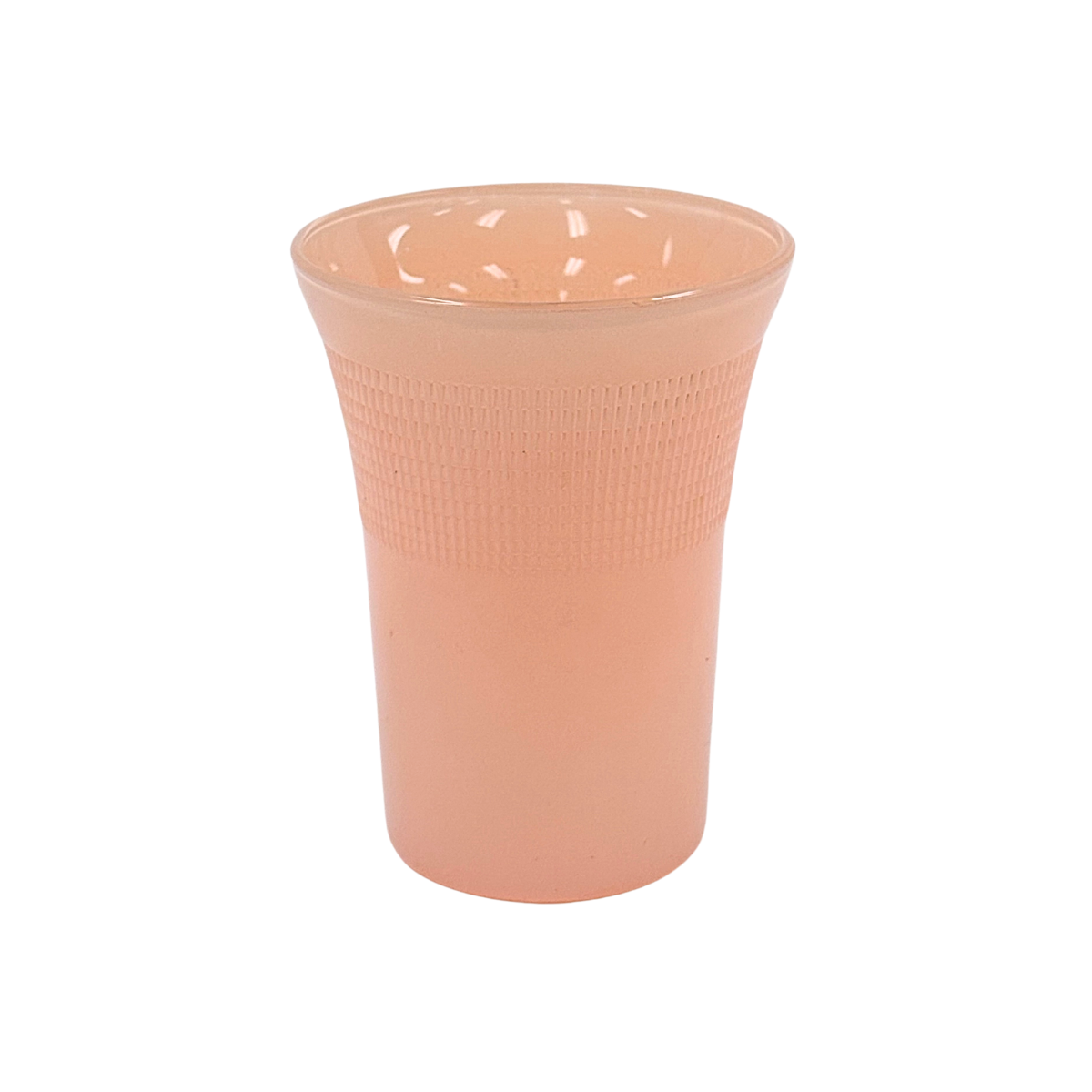 Vintage "Saguenay" Salmon Pink Glass