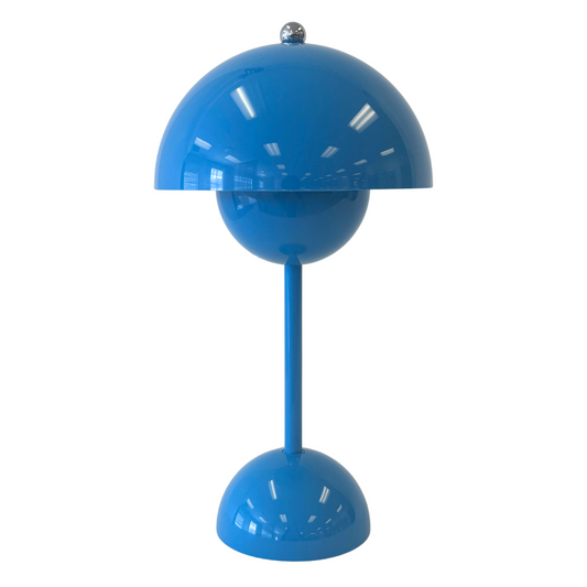 Blue Nordic Style Flower Bud Table Lamp